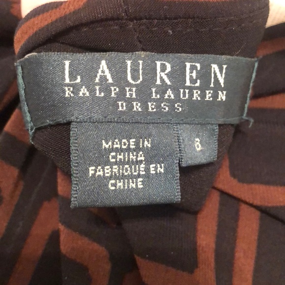 Black & Brown Ralph Lauren Sleeveless Dress - Picture 6 of 7